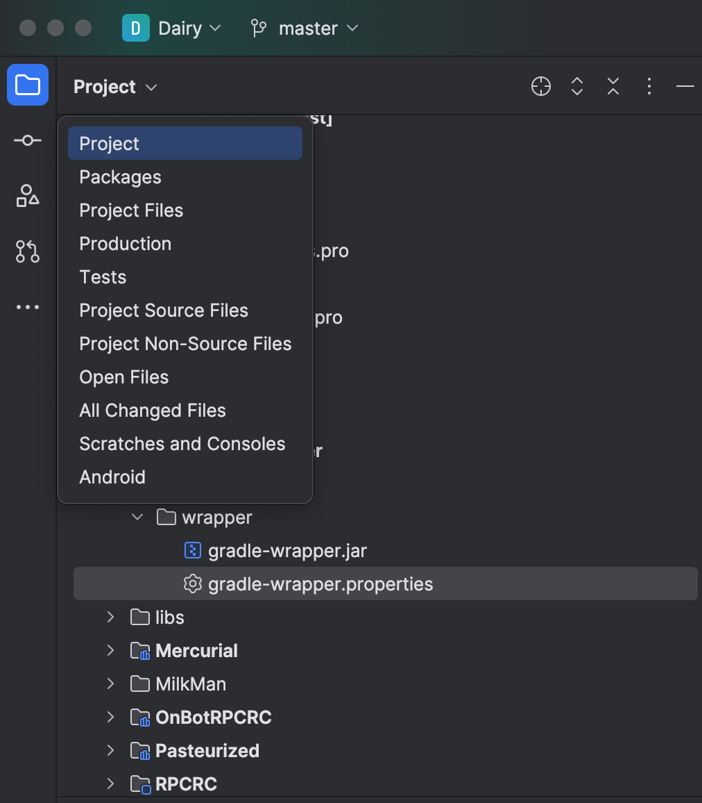 AS file explorer modes