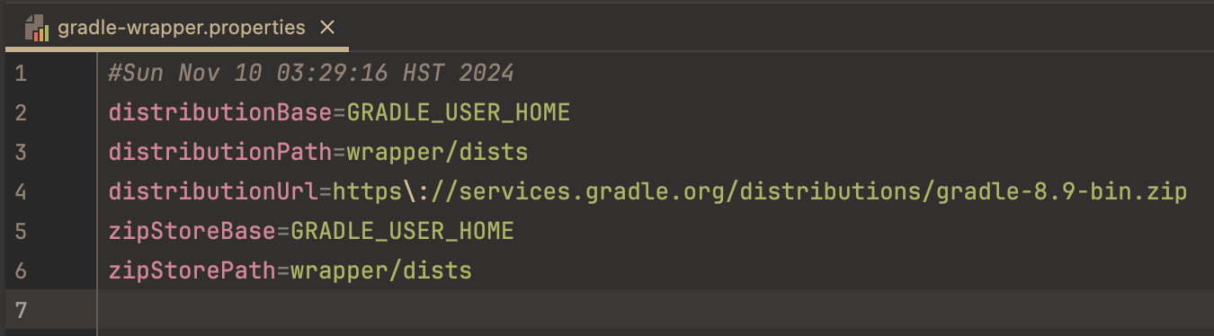 Gradle version